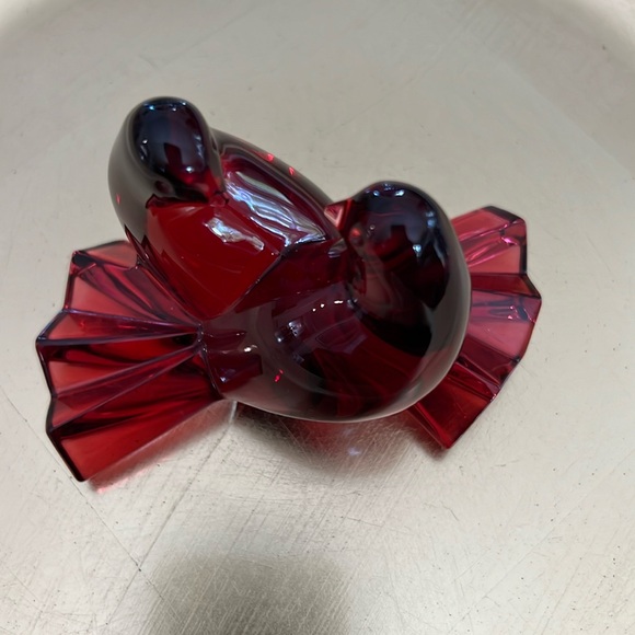 Baccarat Crystal Pigeon or Bird Figurine LOVING DOVES Bird